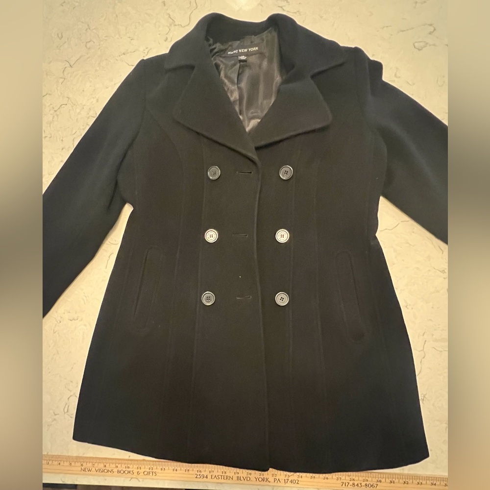 Marc New York Classic‎ Black Pea Coat